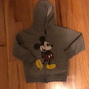 2T Mickey Mouse zip up sweatshirt
